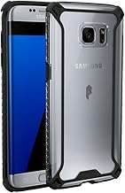 Galaxy S7 Edge Case, Poetic [Affinity Series] [Premium Thin][Corner Protection] No Bulk/Protection Where its Needed/Dual Material Protective Bumper Case for Samsung Galaxy S7 Edge Black/Clear