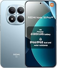 Redmi Note 15 Pro 5G Ai (Compatible with Tmobile Mint Tello & Global) (256GB + 8GB) NFC 6.83" 120Hz 200MP Pro AI Camera Model 25080RABDG Unlocked Dual Sim Liberado (Glacier Blue)