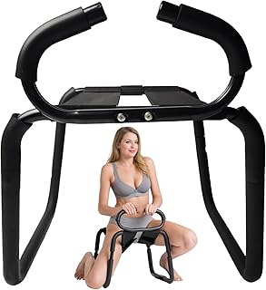 Sex Chair Large Size Sex Position Enhancer Chair, Sex Bedroom Furniture Love Position Aids Chair with Handrail, Novelty Sex Toy Sex Games Sex Bench for Couples Adult SM Games
