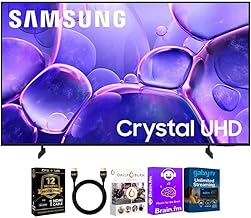 UN55U800KIT1 55 inch Class U8000F Series Crystal 4K UHD Smart TV 2025 HDR Tizen OS with HDMI Cable Streaming B