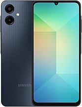 Galaxy A06 4G LTE (128GB + 4GB) Latin Version SM-A065M/DS Factory Unlocked 6.7" Dual Sim 50MP Dual Cam (Case Bundle) - (Black)