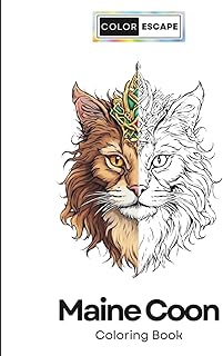 Maine Coon Coloring Book