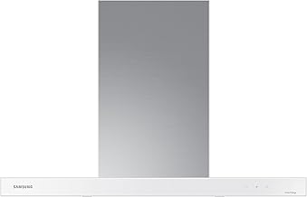36" Bespoke Smart Wall Mount Hood in Clean White, NK36CB600W12AA