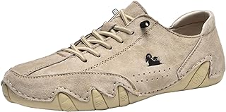 Driving Shoes for Men Casual Slip Ons Mens Fashion Shoes Comfort Handmade Chukka Dress Casual Shoes