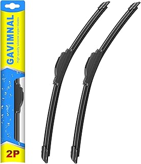 Gavimnal® 26"+16" Silicone Wiper Blades Replacement For Honda CRV 2007-2018 Toyota Corolla 2009-2019 Toyota RAV4 2013-2025 Hyundai Accent 2011-2022,All-Season Front Windshield Wiper Blades(Set of 2)