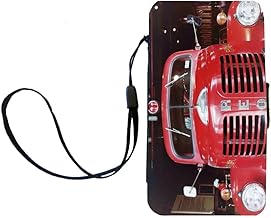 Fire Truck Flip Wallet Case with Magnetic Flap for Samsung Galaxy S3
