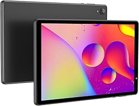 10 Inch Tablet Android 14 Tablet PC, Tablets with 32GB ROM 512GB Expand, Quad Core Processor, WiFi 6, 10.1'' IPS HD Display, 6000mAh Battery, Dual Camera,Type C (Black)