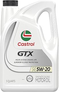 GTX 5W-20 Synthetic Blend Motor Oil, 5 Quarts