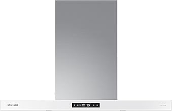 36" Bespoke Smart Wall Mount Hood, LCD Display & Touch Control, Triple Air Sensor, Low Noise, WiFi Connected, Clean White, NK36CB700W12AA