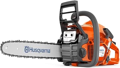 135 Mark II Gas Powered Chainsaw, 38-cc 2.1-HP, 2-Cycle X-Torq Engine, 16 Inch Chainsaw with Automatic Oiler, For Wood Cutting and Tree Pruning, Gifts For Men