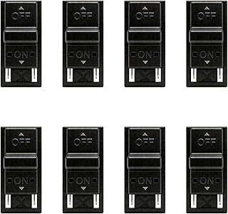 New RCM Jig for Switch, RCM Clip Short Connector Recovery Mode Tool Compatible with Switch Console (black, 8pc)
