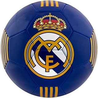 Art Official Real Madrid Soccer Ball, Size 5 Football, Authentic Club Logo, Premium Fan Collectible for Training, Play & Display