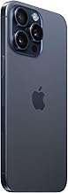 Apple iPhone 15 Pro Max, 256GB, Blue Titanium - Unlocked (Renewed)
