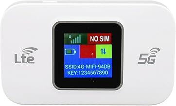 4G LTE Modem, 300Mbps High Speed Mobile Router for Phone Tablet, Up to 10 Devices, Secure and Encrypted, 3000mah, for Cell Phones Laptops Computers Smart TVs