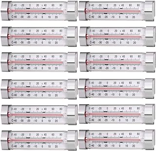 12 Pack Fridge Refrigerator Freezer Thermometer