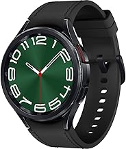 SAMSUNG Galaxy Watch 6 Classic (47mm, WiFi + 4G LTE) 1.5" Super AMOLED, GPS Bluetooth Smartwatch w/Rotating Bezel (Fully Unlocked for US Carriers) R965U (w/Fast Charger Cube, Black) (Renewed)