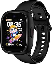 MIRO Kids Smart Watch with SIM Card Slot, GPS Tracker, Call & Video Call, Real-Time Location, Safe Zone Alert, Parental Control, School Mode, Gift for Boys Girls Age 3-15(Black)