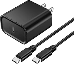 18W 15W Fast Charging USB-C Charger Fit for Samsung Galaxy-Tab S6 Lite (2024) SM-P620 WiFi, SM-P625 Wi-Fi/LTE Tablet Type C Power Adapter Charging Cord Cable