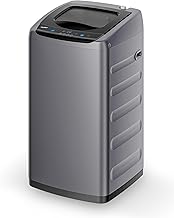 Portable Washing Machine, 0.9 cu.ft Compact Washer With LED Display, 5 Wash Cycles, 2 Built-in Rollers, Space Saving Full-Automatic Washer