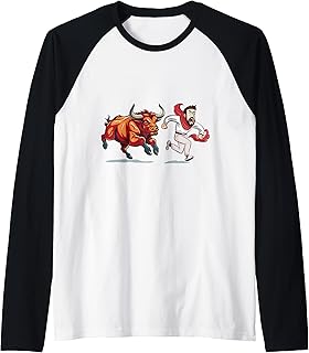 San Fermin, Sanfermines confinement of Pamplona Raglan Baseball Tee