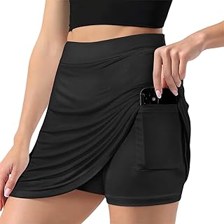 Women Stylish Floral Skort High Waist A Line Skirts Beautiful Flower Print Travel Golf Activities Skorts
