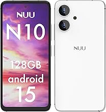 N10 Basic Cell Phone for T-Mobile, Mint, Metro, Qlink, Tello and More 4GB/128GB, Perfect for Teenagers, Dual SIM 4G, Octa-Core 6.6" 90Hz HD+, Unlocked Phones Android Phone 15, US Warranty (White)