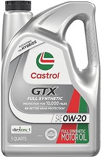 GTX Full Synthetic 0W-20 Motor Oil, 5 Quarts