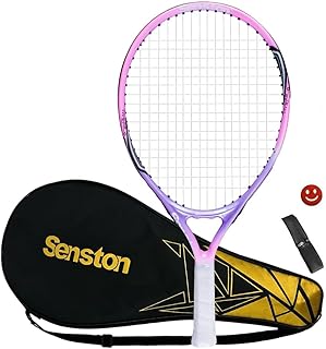 Senston 19" 23" 25" Kids Junior Tennis Racquet for Kids Children Boys Girls Tennis Rackets with Racket Cover