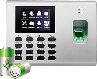 Clock in Machine, K40 System TCP/IP USB SSR Biometric Fingerprint Time Attendance Door Access Control System with Built in Battery,K40-Spanish