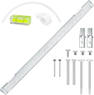 BigHead WB56X35363 Microwave Mounting Bracket Assembly Replacement for GE Microwave Oven | Includes Column Level & WB02X35527 Screws | Replaces AP6986668 PS16216996 WB56X10669
