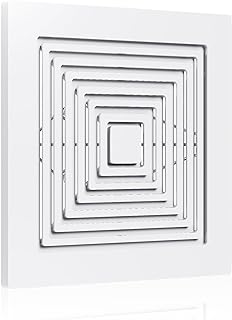 MAYITOP Bathroom Vent Cover BP46 BP90 With Springs Replacement Bathroom Ceiling Fan Grille Cover For Bro-an Nut-one Exhaust Fan Square Ceiling Or Wall-Mount Replaces 663 670 675 688 689 671