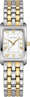 Watches for Women Vintage Bracelet Roman Dial Rectangular Case Gold Watch Waterproof with Tools