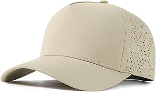 Men Adjustable Snapback Baseball Cap Vented Performance Laser Cut Mesh Hat