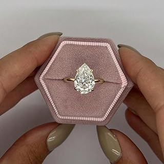 1Pc 925 Silver 1CT-4CT Sparkle Water Drop Pear Shape Engagement Wedding Band For Women Promise RingEternity Fine Jewelry Gift Gifts For Mom Party Favors