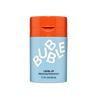 Level Up Gel Face Moisturizer for Oily Skin -Travel Size Lightweight Gel Moisturizer, Balancing + Hydrating Face Lotion with Niacinamide + Zinc to Improve Texture + Reduce Shine (50ml)