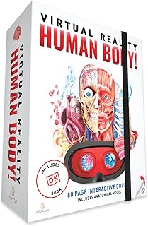 Virtual Reality Human Body Gift Box- Illustrated Interactive VR Book and STEM Learning Activity Set - for Ages 8 and Up