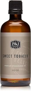 P&J Fragrance Oil Sweet Tobacco 100ml - Candle Scents, Soap Making, Diffuser Oil, Aromatherapy