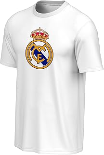 Real Madrid Men’s Primary Short Sleeve Tee - Official Licensed Soccer Apparel