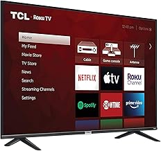 55" Class 4-Series 4K UHD HDR Smart Roku TV – 55S435, 2021 Model