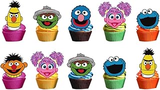 24PCS Cartoon Cake Toppers Cupcake Toppers Cake Decorations Birthday Party Supplies Decorations (Style 1)