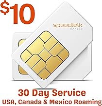 SpeedTalk Mobile $10 Tracker SIM Card Kit, Unlimited Data for 4G GPS Tracking Devices locators Pet Senior Kids Car | 3 in 1 Simcard Standard Micro Nano | No Contract 30 Days Service Plan US Coverage