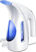 HiLIFE Steamer for Clothes, Portable Handheld Design, 240ml Big Capacity, 700W, Strong Penetrating Steam, Removes Wrinkle, for Home, Office(ONLY FOR 120V) (Ocean Blue)