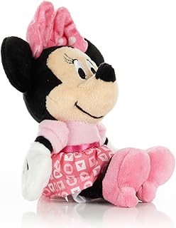KIDS PREFERRED Disney Baby Minnie Mouse Stuffed Animal Plush Toy Mini Jingler, 6.5 inches