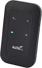 Unlocked Portable WiFi Hotspot 4G LTE with SIM Card Slot - No Contract Mobile Router for Travel, 300Mbps Battery (10H) USB C, Connects 10 Devices (2100mAh)
