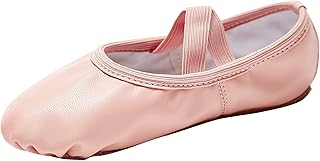 Ballet Shoes for Girls Soft Leather Dance Slippers Ballerina Shoes