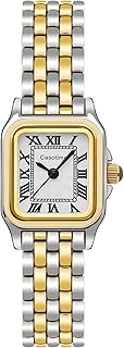 Gold Watches for Women Vintage Rectangular Dainty Jewelry Bracelet Watch Small Wrist Slim Reloj para Mujer Classic Roman Numeral Dial 3ATM Water Resistant with Link Removal Tool Gift for Her
