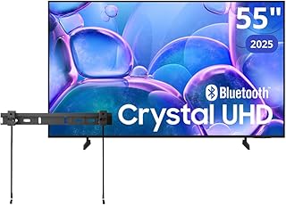 Samsung 55" Class Crystal UHD U7900F (2025) 4K Smart TV HDR 10+ Motion Xcelerator Bluetooth Bixby, Alexa, Google Assistant with Wall Mount(Renewed)