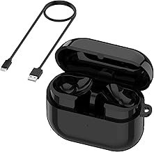 Charging Case for Samsung Galaxy Buds 3 Pro SM-R630 Replacement Charger Case Dock Cradle with USB C Cable Cord Station for Galaxy Buds 3 Pro Earbuds Accessories (Black)