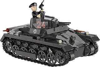 Historical Collection WWII Panzerkampfwagen I (France 1940) Tank Building Set, 654 Pieces