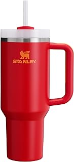 Quencher H2.0 Tumbler with Handle and Straw 40 oz | Flowstate 3-Position Lid | Cup Holder Compatible for Travel | Insulated Stainless Steel Cup | BPA-Free | Chili